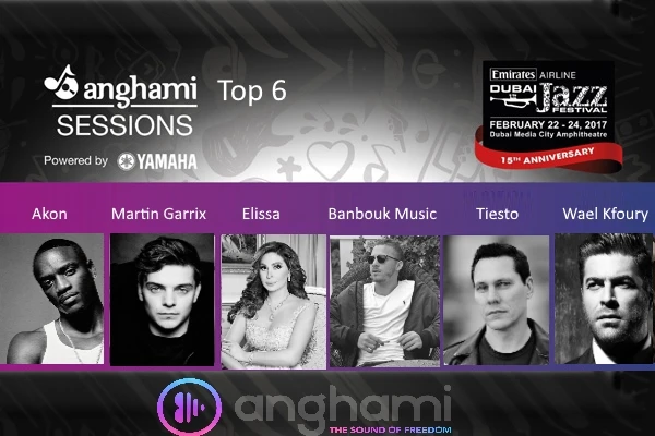 Anghami has rewarded Banbouk Music for hitting 200000 plays in 1 Day and 5 more artists