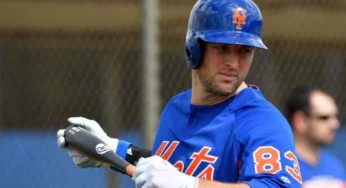 Tim Tebow will report to major league camp for Mets in February