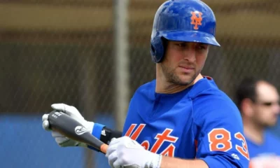 Tim Tebow will report to major league camp for Mets in February