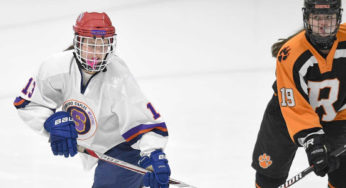 Meadow Gilchrist a power for SWS girls ice hockey