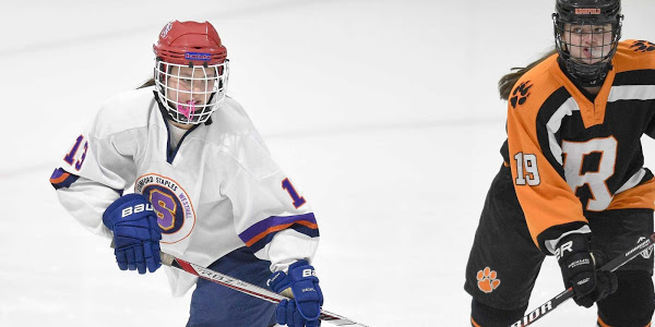 Meadow Gilchrist a power for SWS girls ice hockey