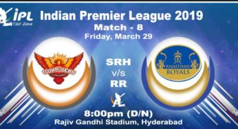 VIVO IPL 2019 ‘SRH vs RR’ Match Prediction: Who will triumph the Sunrisers Hyderabad versus Rajasthan Royals IPL T20 match on Friday, March 29