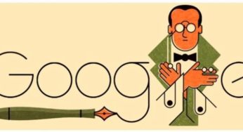 Google Doodle celebrates the 131th birth anniversary of Abraham Valdelomar, one of the forgers of contemporary literature