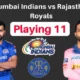 IPL 2019 Mumbai Indians versus Rajasthan Royals Playing XI Team News Players to Watch Out