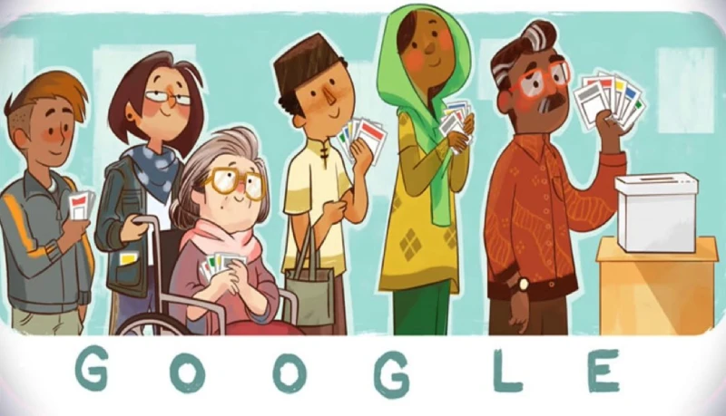 Indonesia Election 2019 Google Doodle Also Celebrating 2019 Elections
