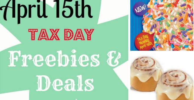 How to Get Free Food on Tax Day 2019, Tax Day Deals and Freebies