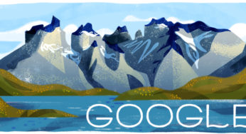 Google Doodle Celebrates US Torres del Paine National Park’ 60th Anniversary