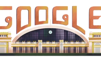 Hua Lamphong Google Doodle Marks 103rd Anniversary of Bangkok Railway Station