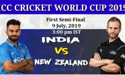 India vs New Zealand ICC Cricket World Cup 2019 Semifinal