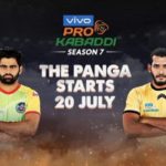 Vivo Pro Kabaddi League (PKL) 2019 Season 7