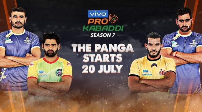 Vivo Pro Kabaddi League (PKL) 2019 Season 7