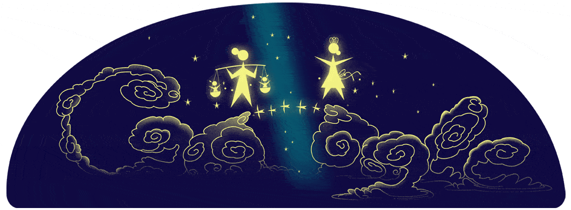 Qixi Festival 2019 Google celebrates Chinese Qiqiao Festival with a shining doodle