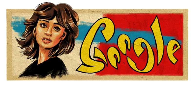 madiha kamels 73rd birthday google doodle