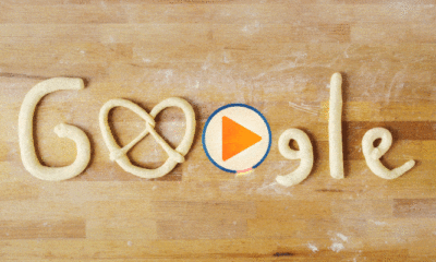 Google Doodle Celebrating the Pretzel