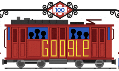 100th anniversary of metro de madrid google doodle