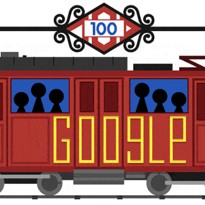 100th anniversary of metro de madrid google doodle