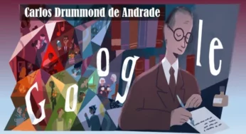 Carlos Drummond de Andrade: Google Doodle celebrates Brazilian poet and writer’s 117th birthday