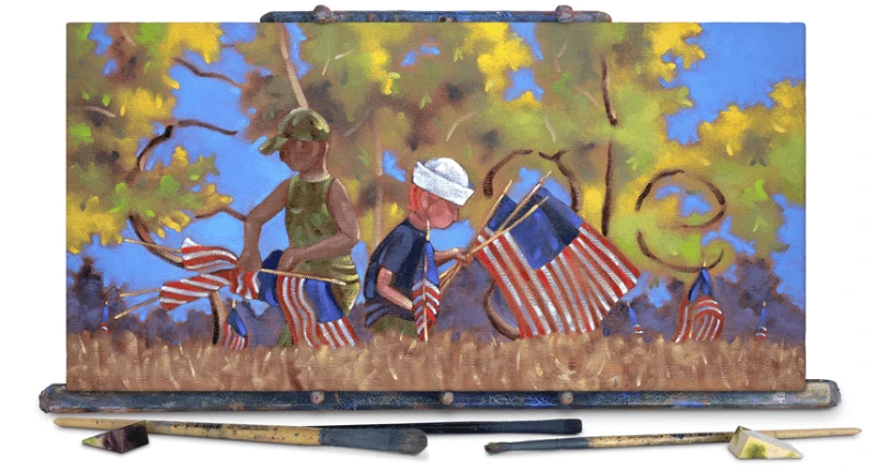 Veterans Day 2019 Google Doodle