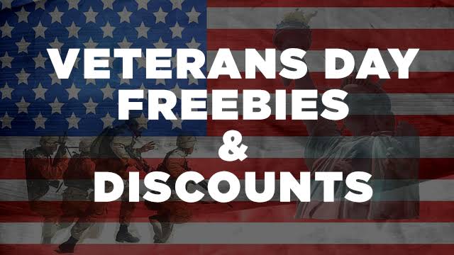 Where to Get Free Food, Deals, Freebies, Discounts and Other Offers for Veterans on Veterans Day 2019