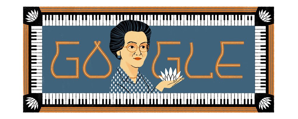 Google Doodle Celebrates Thai Composer Thanpuying Puangroi Apaiwong's 105th Birthday