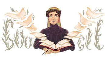 Google Doodle is celebrating Austrian Baroness Bertha von Suttner, who first female Nobel Peace Prize winner