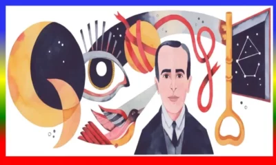 Vicente Huidobro 127th Birthday Google Doodle