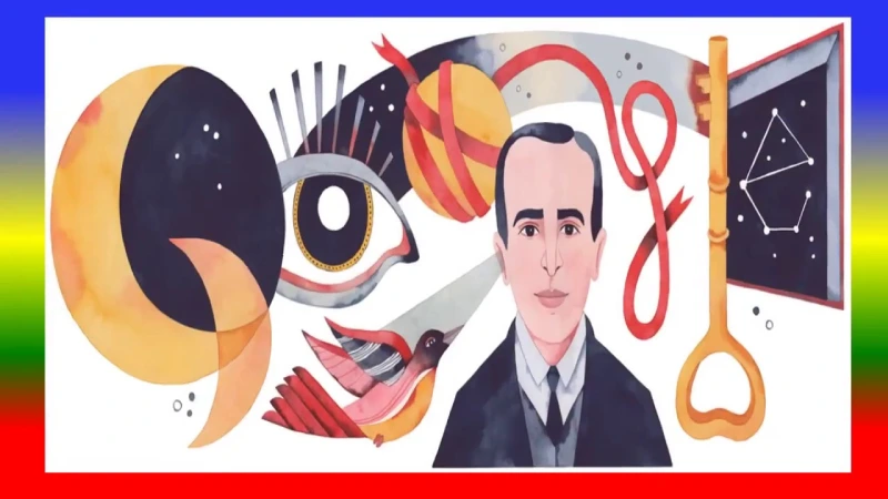 Vicente Huidobro 127th Birthday Google Doodle