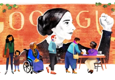 Susan B. Anthony Google Doodle