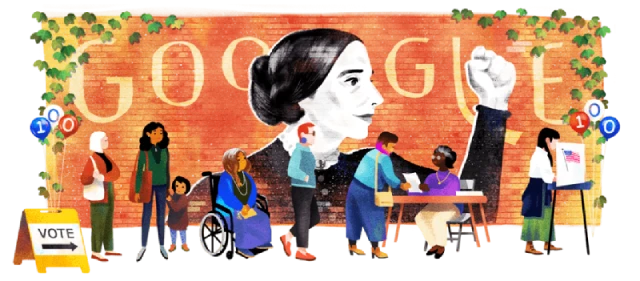 Susan B. Anthony Google Doodle