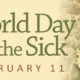 World Day of the Sick