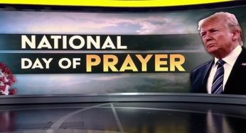 President Donald Trump pronounces Sunday a “National Day of Prayer” amid coronavirus pandemic