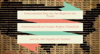 History of International Day for the Right to the Truth Concerning Gross Human Rights Violations and for the Dignity of Victims