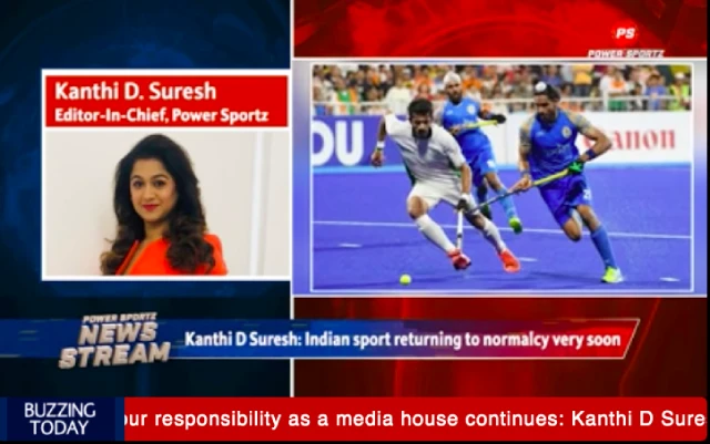 Sports worldwide may take time to come back to its enthusiasm Says Kanthi D Suresh