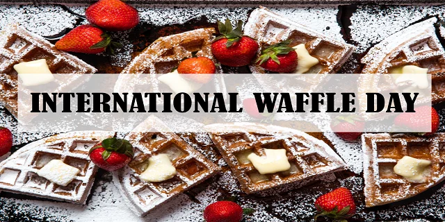 international waffle day