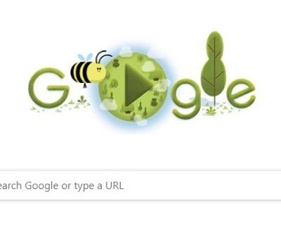 Google doodle on Earth Day 2020