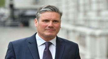 Keir Starmer as the new leader of the British Labour Party