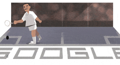 google doodle Celebrating Hashim Khan ہاشم خان
