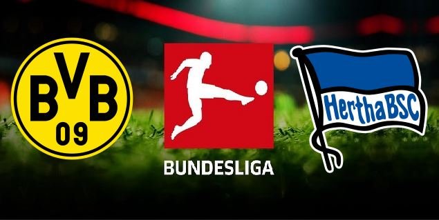 Dortmund vs Hertha Berlin 2019 20 German Bundesliga