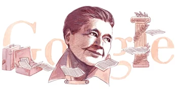 Marguerite Yourcenar: Google Doodle celebrates the French novelist’s 117th birthday