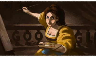 Artemisia Gentileschi Google Doodle