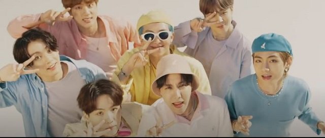 K pop sensation BTSs first English language song Dynamite music video
