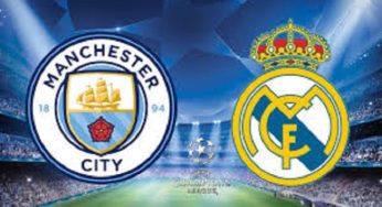Manchester City vs Real Madrid Match Overview UEFA Champions League