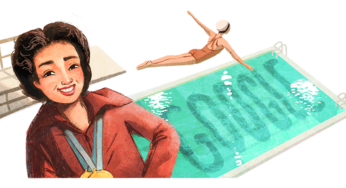 Vicki Draves: Google Doodle celebrates the first Asian American woman to win Olympic gold medals