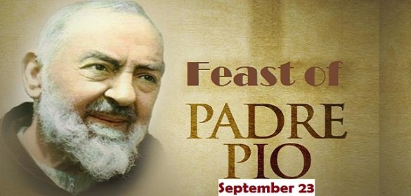 Feast of Saint St Padre Pio