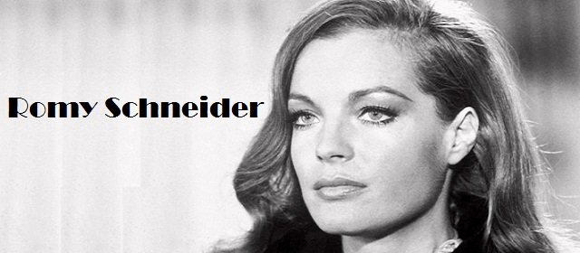 German French actress Romy Schneider