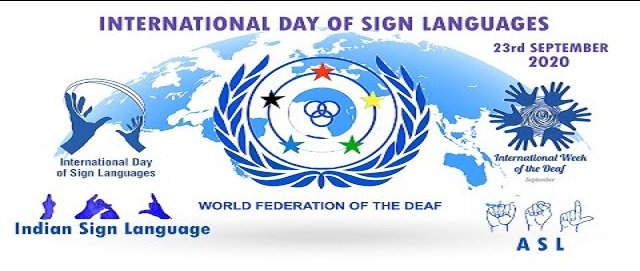 International Day of Sign Languages as part of the International Week of the Deaf