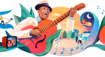 Henri Salvador: Google celebrates French Caribbean comedian with Doodle
