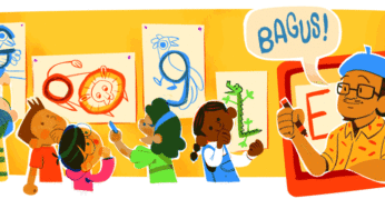Tino Sidin: Google Doodle celebrates Indonesian drawing teacher Pak Tino’s 95th birthday