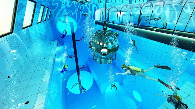 Deepest swimming pool in the world Deepspot opens in Poland