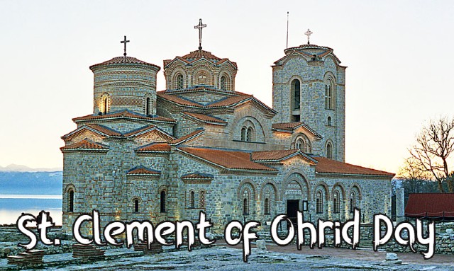 St. Clement of Ohrid Day Who was St Clement Why is the Feast of Saint Kliment Ohridskis Day celebrated